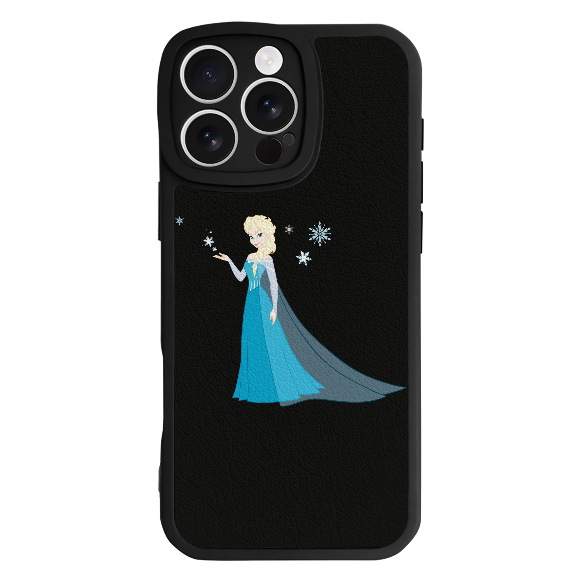 （画像用） アナと雪の女王 アンナ エルサ Frozen Anna Elsa 【iPhone 16シリーズ対応】シリコンスマホケース（レザー調） 材質：シリコン